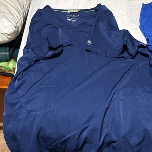 Navy Blue Scrub Top